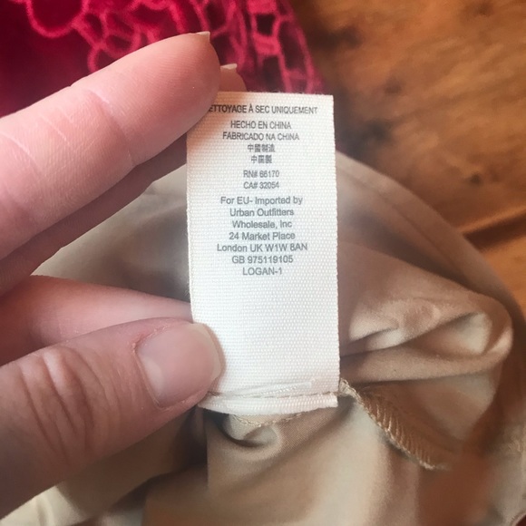 Free People x Saylor Logan Velvet Lace Mini Dress Size L - Picture 7 of 14